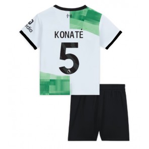 Liverpool Ibrahima Konate #5 Replica Away Stadium Kit for Kids 2023-24 Short Sleeve (+ pants)